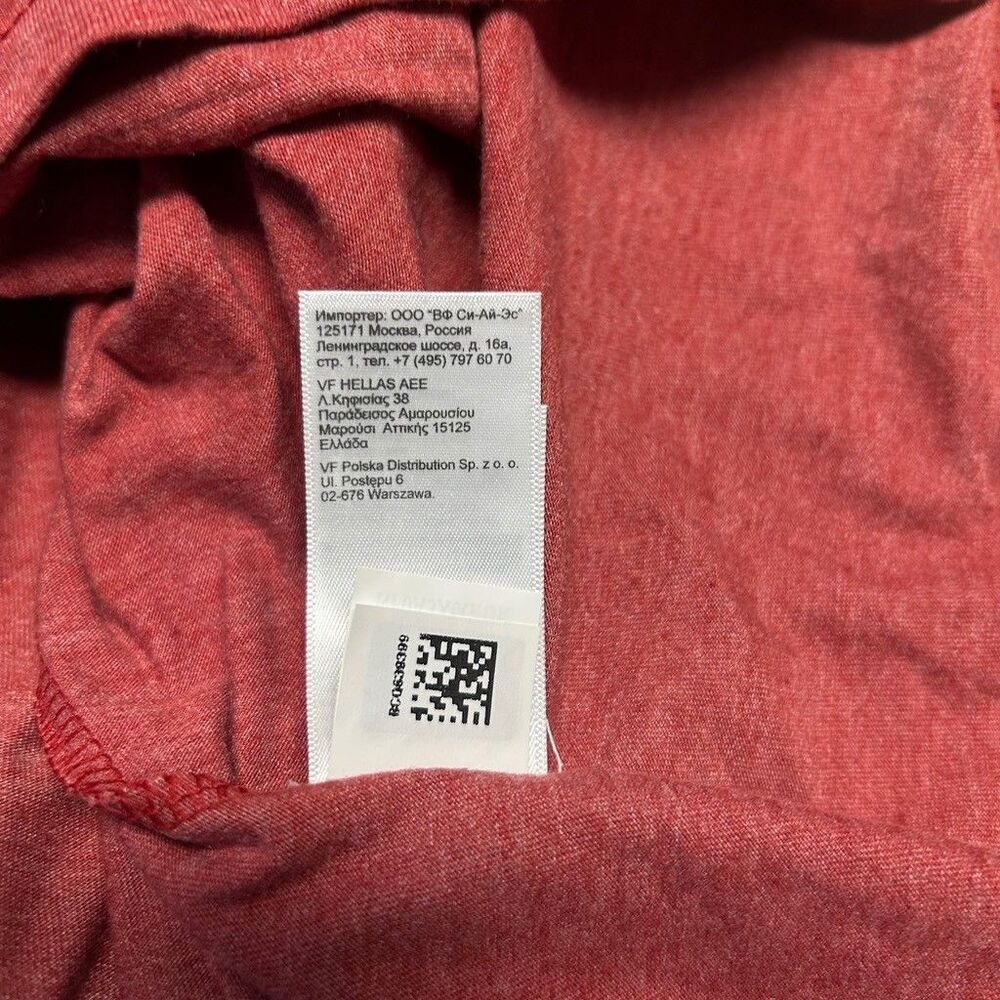The North Face Shirt Mens Large Red Heather Never Stop Exploring Graphic Tee - Picture 8 of 8